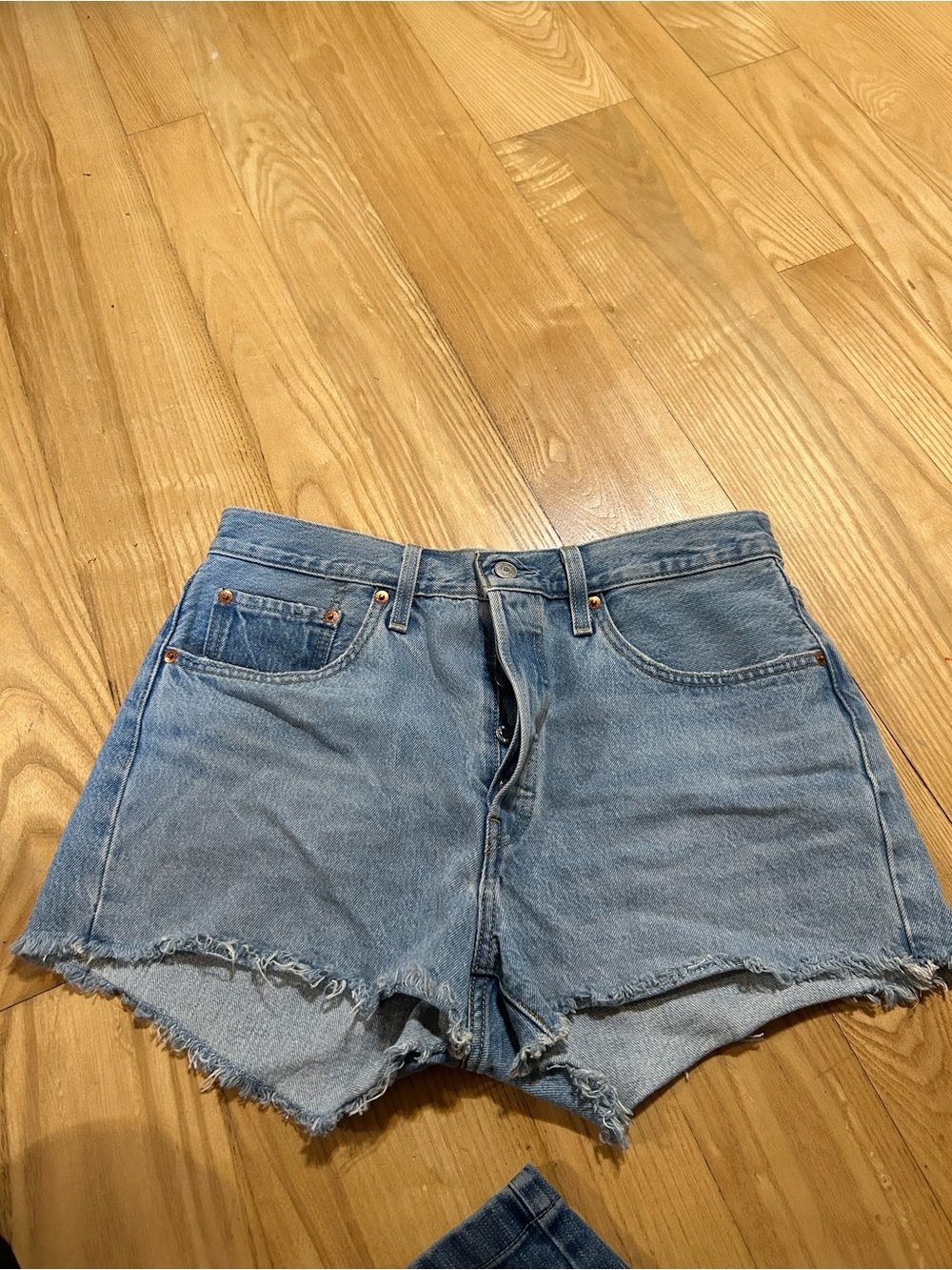 Levi’s cut off shorts size 30 501’s